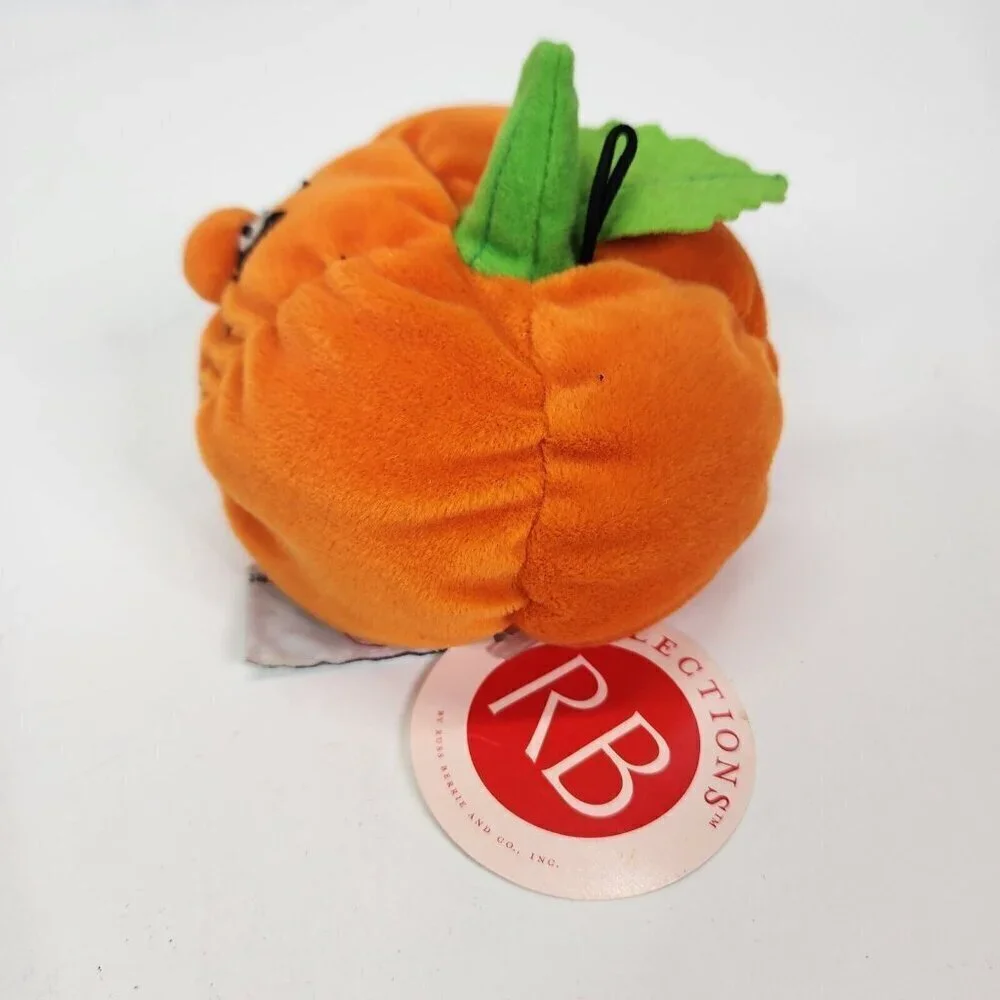 NEW Russ Berrie RB Collection For Target‎ Jack-o-Lantern Pumpkin Bean Bag Plush
